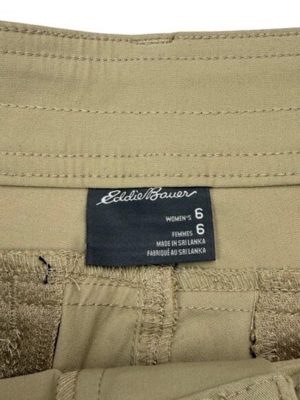 Eddie Bauer Women's Stretch UPF 50 Rolled Hem Adjustable Length Bermuda Shorts - Picture 6 of 8